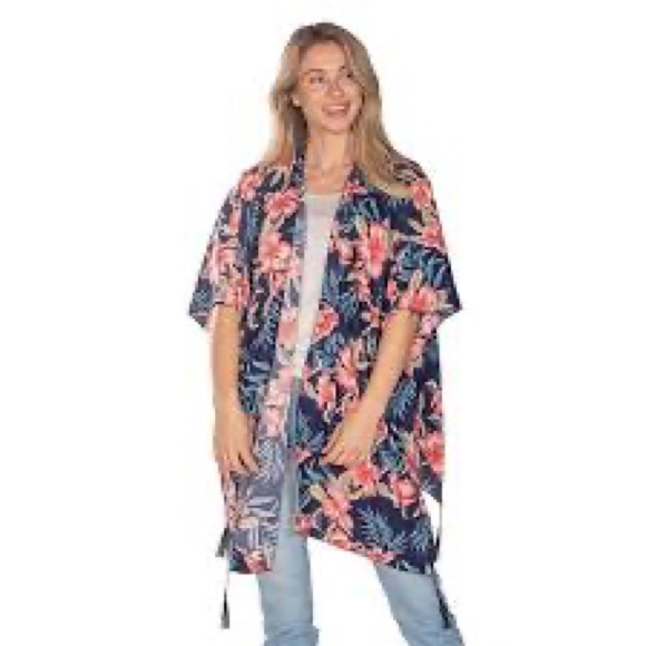 Jovie Other - Floral Navy Women's Swim Cover-Up